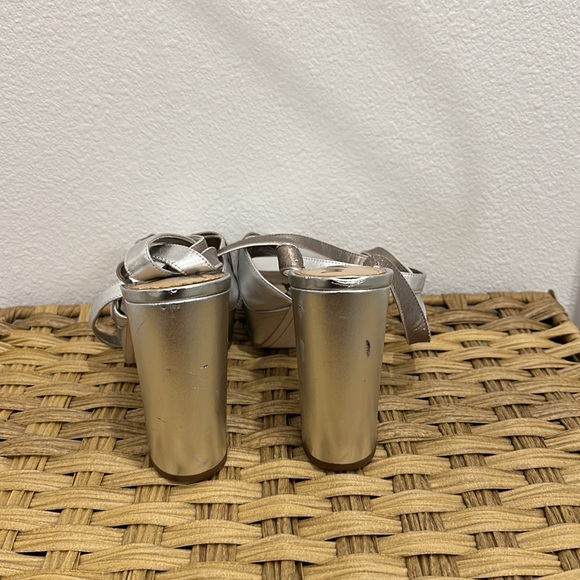 Sam Edelman Silver Platform Heels - Picture 3 of 4